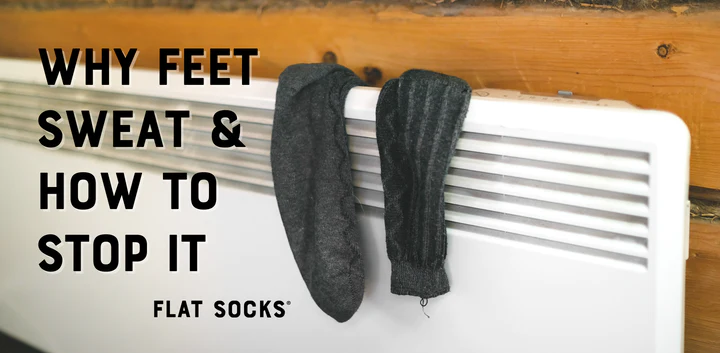 sweaty feet flat socks